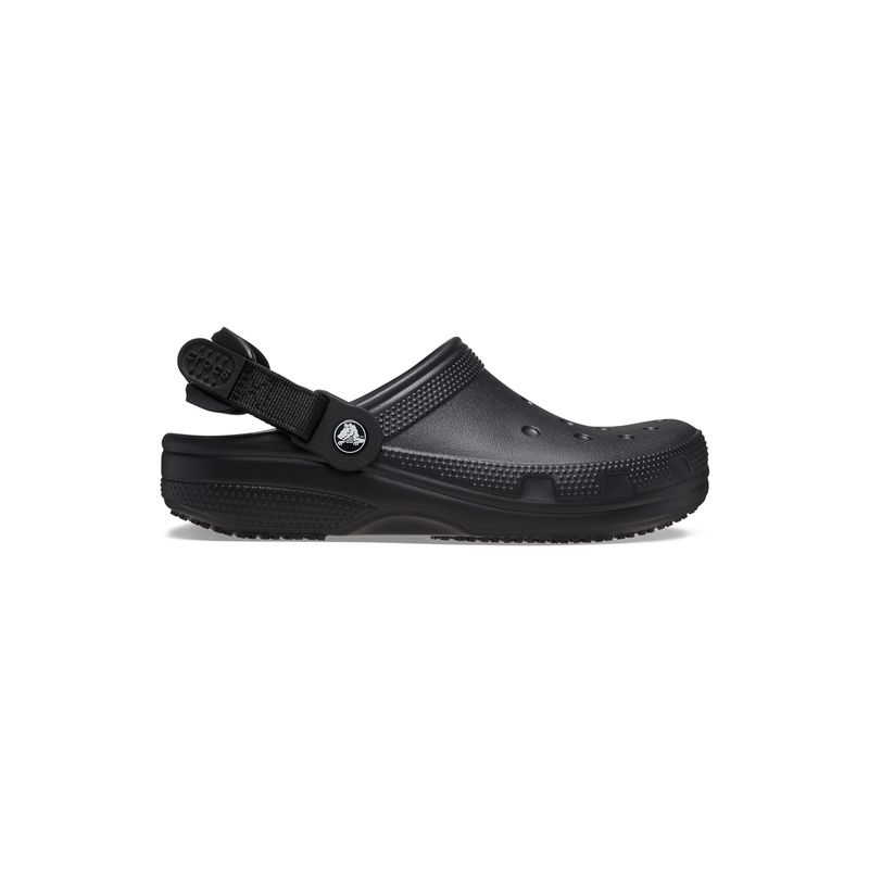 Zueco-Work-Clog-Antideslizante-Negro-Crocs