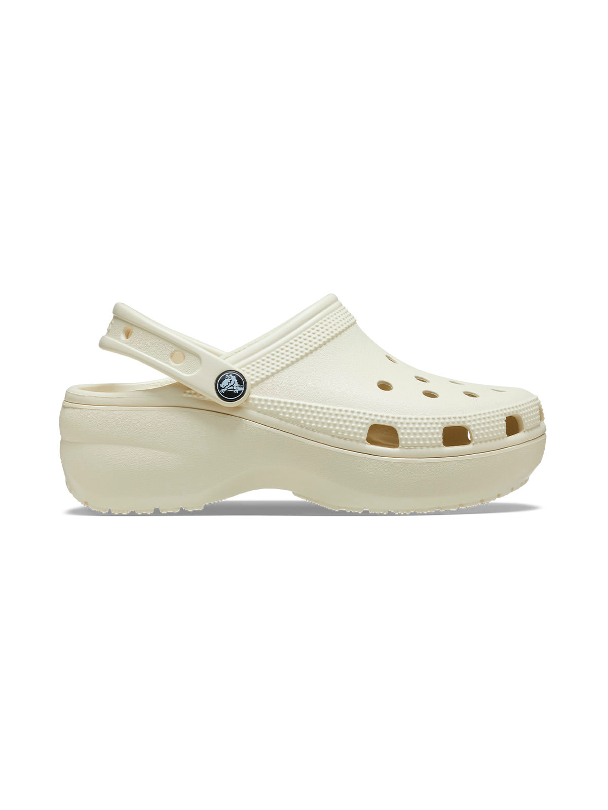 Zueco Classic Platform Beige Crocs