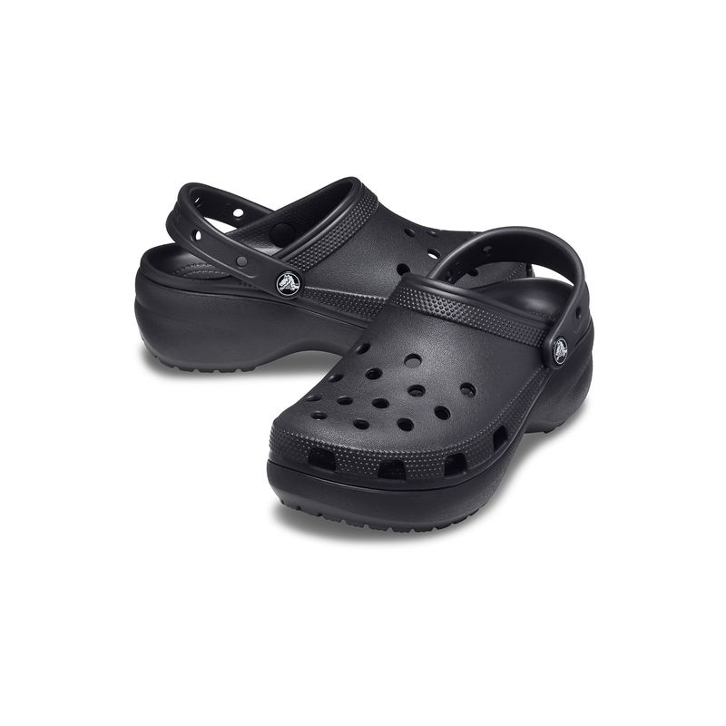 Zueco-Classic-Platform-Negro-Crocs