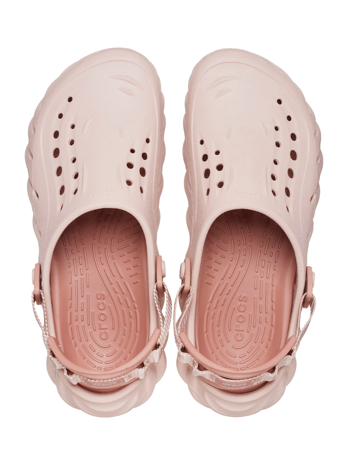 Zueco Echo Clog Rosado Crocs