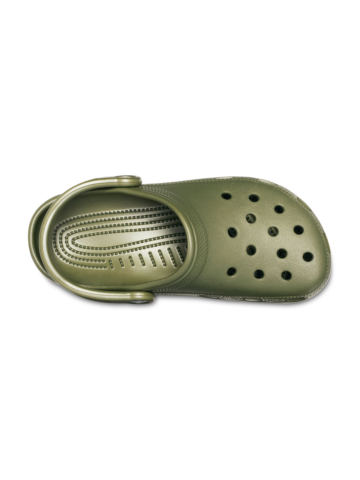 Zueco Classic Clog Verde Musgo Crocs