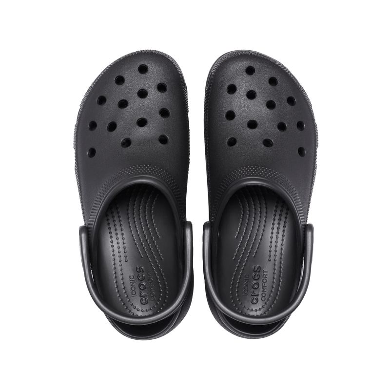 Zueco-Classic-Platform-Negro-Crocs