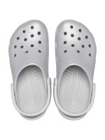 Zueco-Classic-Glitter-Plateado-Crocs