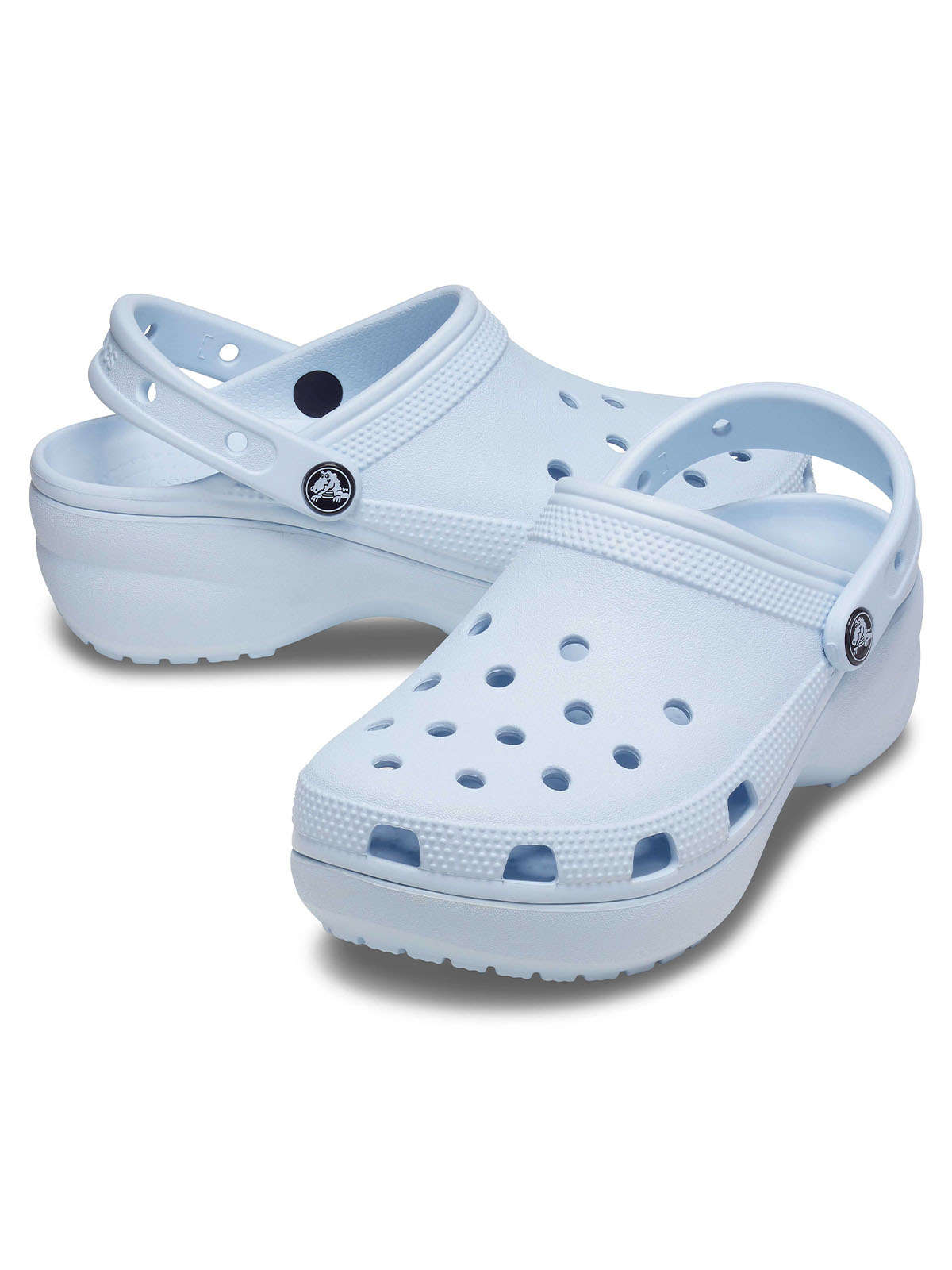 Zueco Classic Platform Celeste Crocs