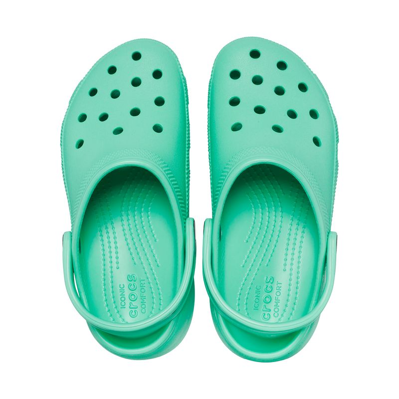 Zueco-Classic-Platform-Verde-Crocs