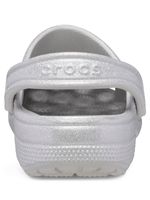 Zueco-Classic-Glitter-Plateado-Crocs
