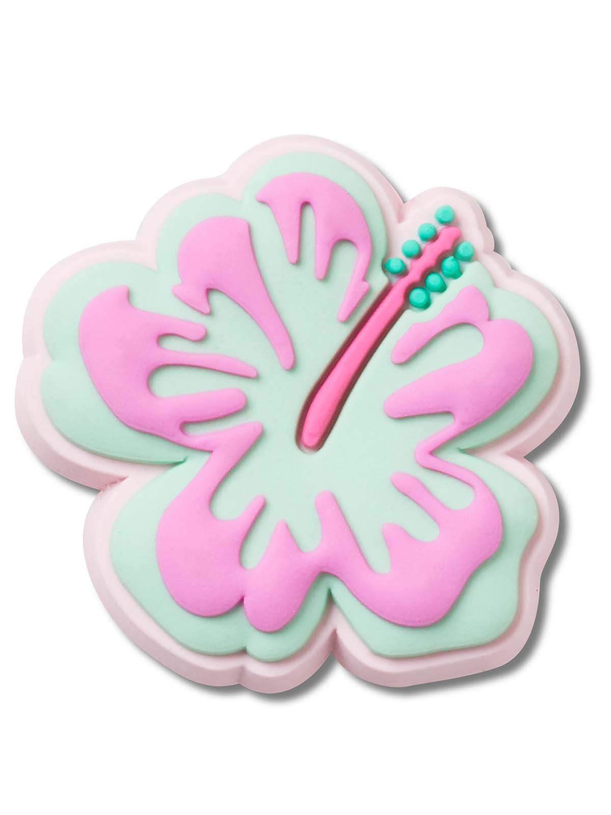 JIBBITZ HIBISCO TURQUESA