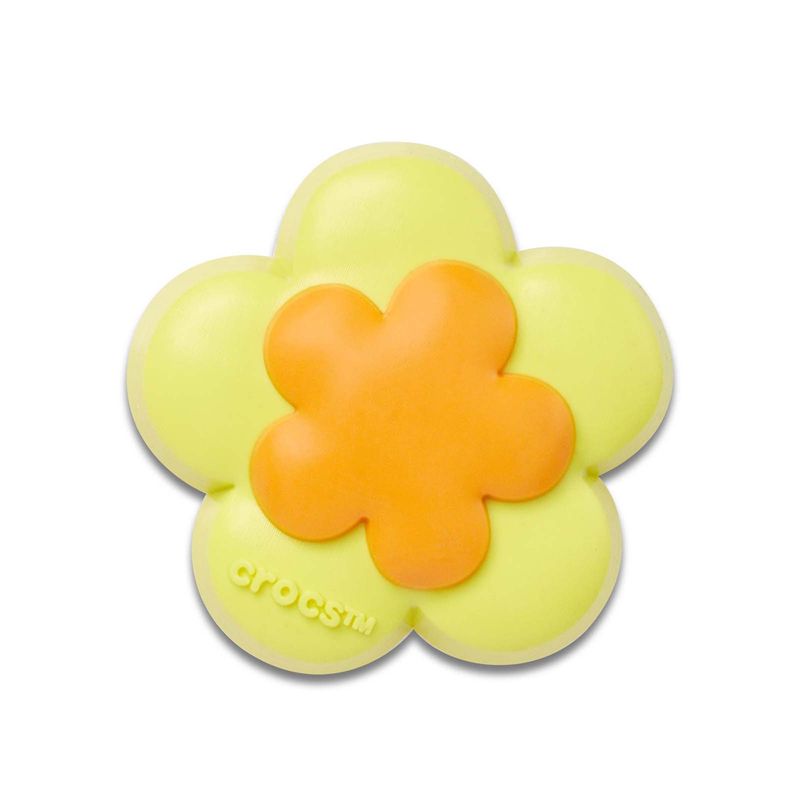 JIBBITZ FLOR DOBLE AMARILLA