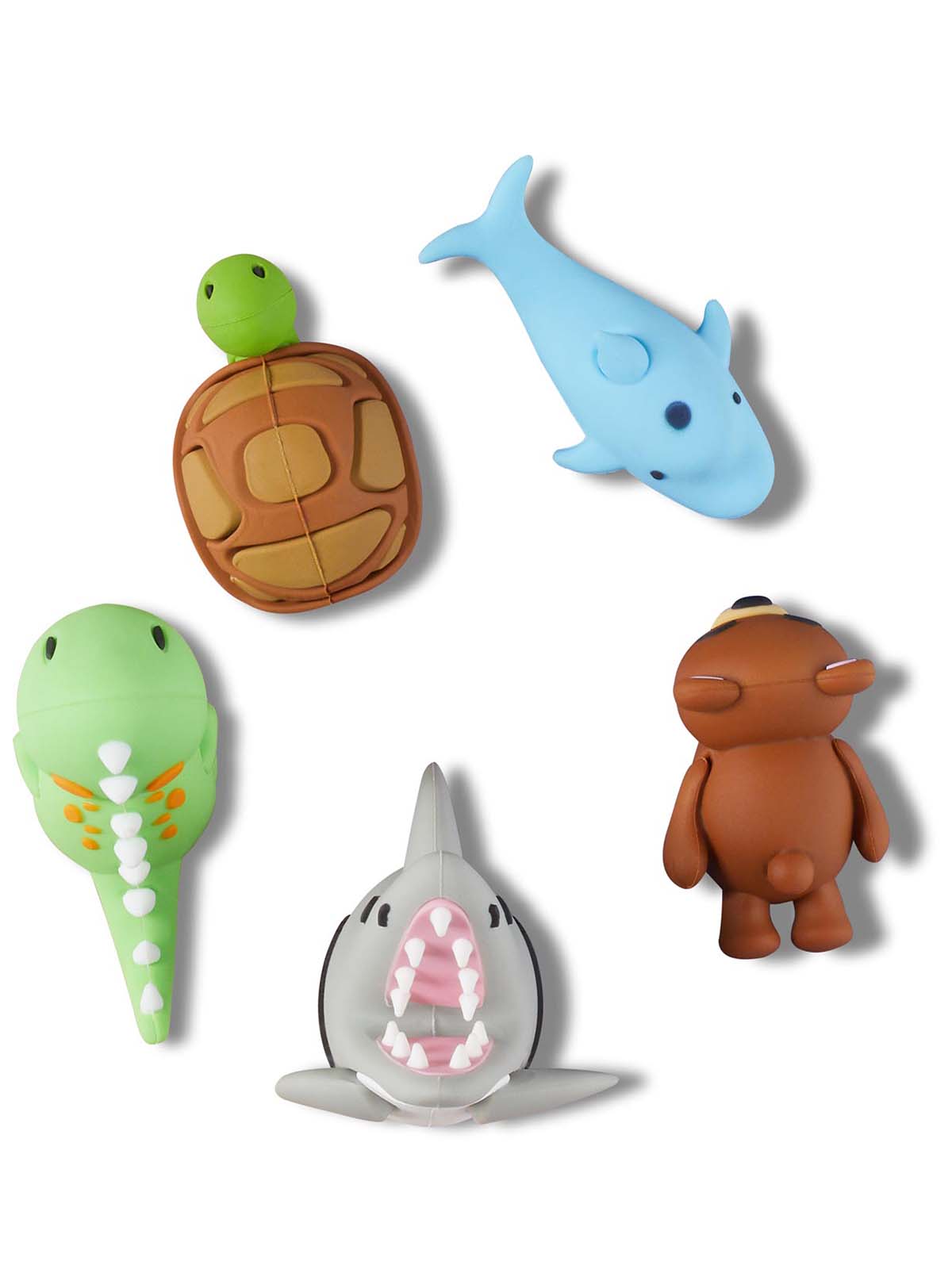 JIBBITZ POSTURAS DE ANIMALES 3D PACK DE 5