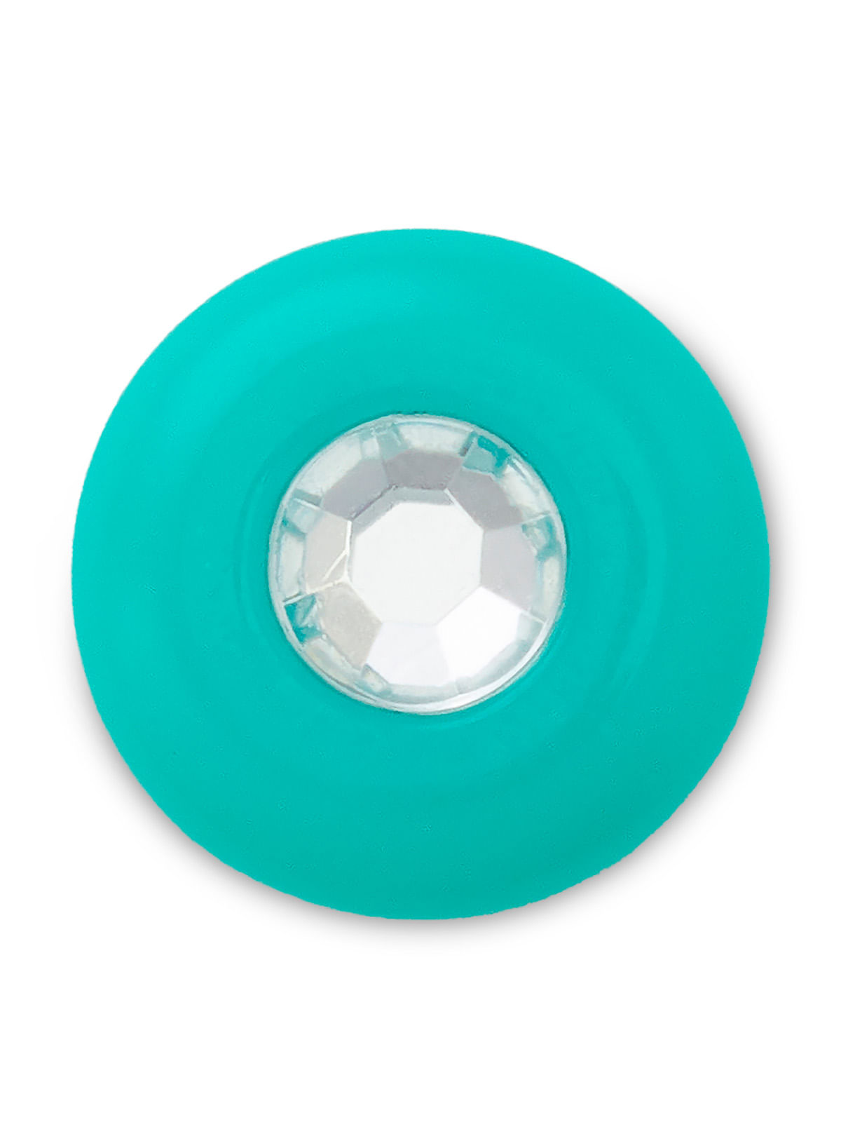 Jibbitz Gema Turquesa Acrílica Celeste Crocs