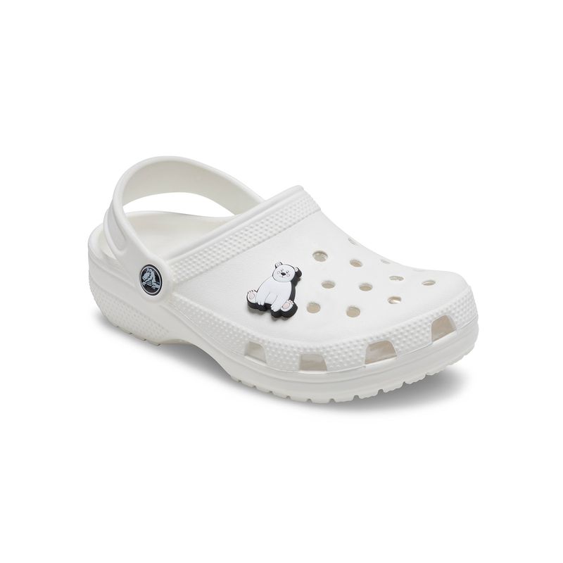 Jibbitz-Oso-Polar-Blanco-Crocs