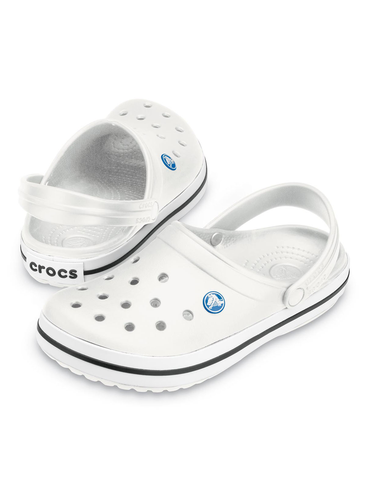 Zueco Unisex Crocband Blanco Crocs