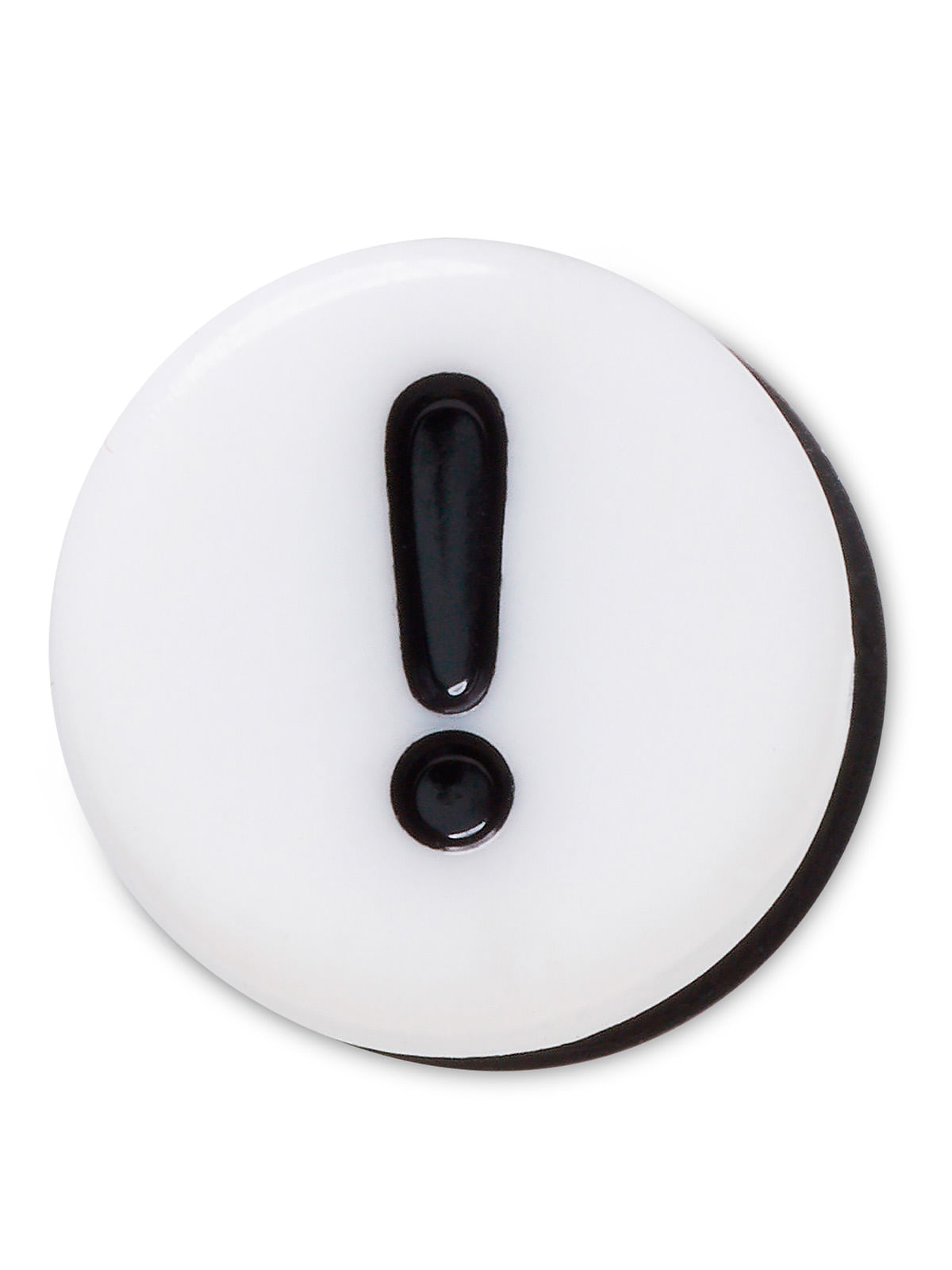 Jibbitz Símbolo De Exclamación Blanco Crocs