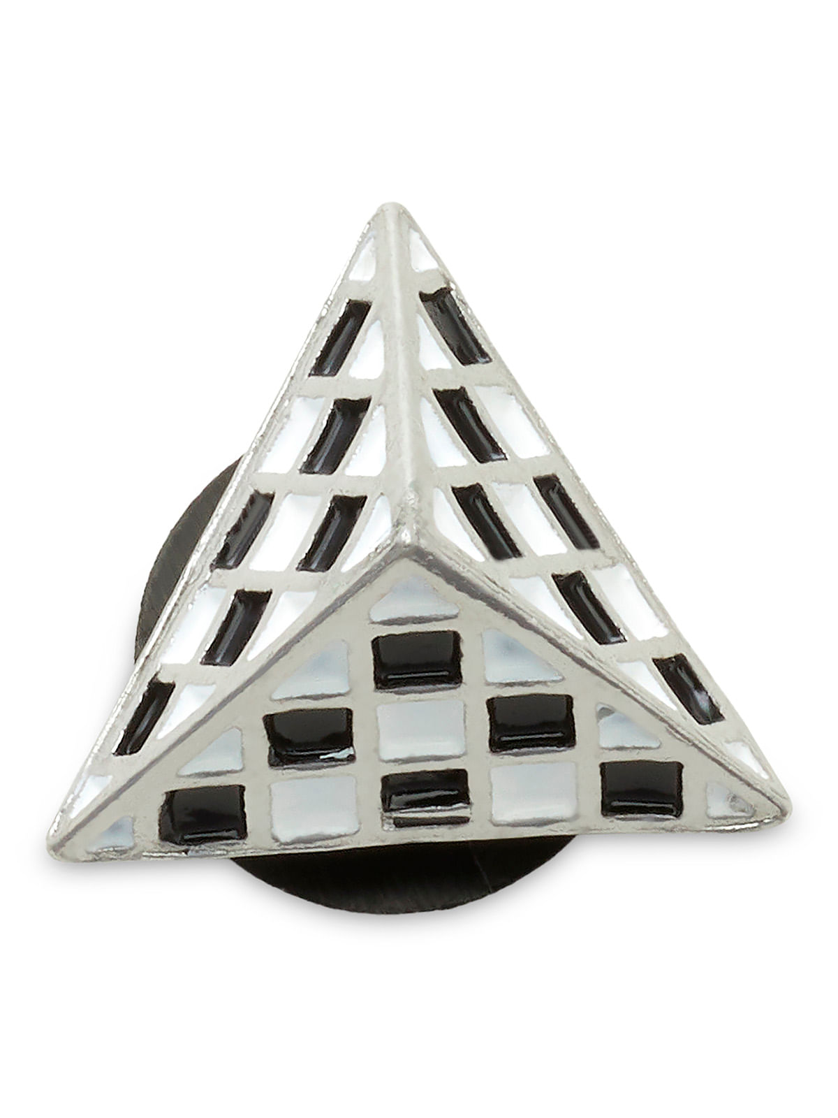 Jibbitz Piramide Tablero Ajedrez Blanco Crocs