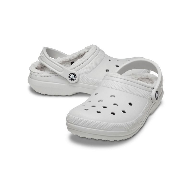 Zueco Unisex Classic Lined Gris Crocs