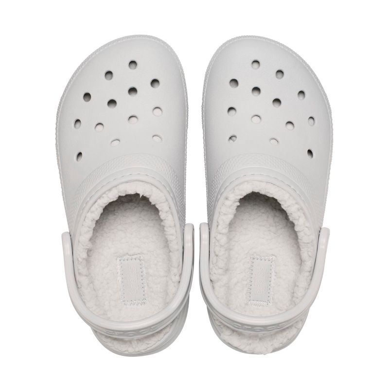 Zueco Unisex Classic Lined Gris Crocs
