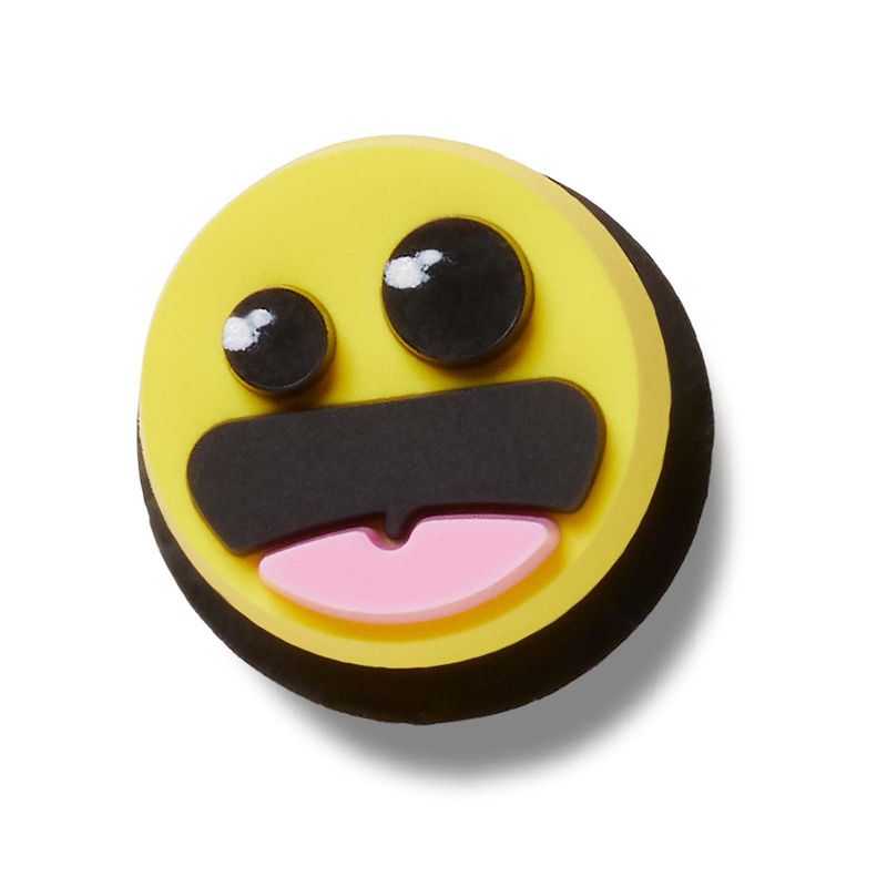 Jibbitz Pequeña Cara Loca Amarillo Crocs