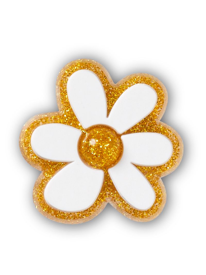 Jibbitz-Floral-Dorado-Y-Blanco-Crocs
