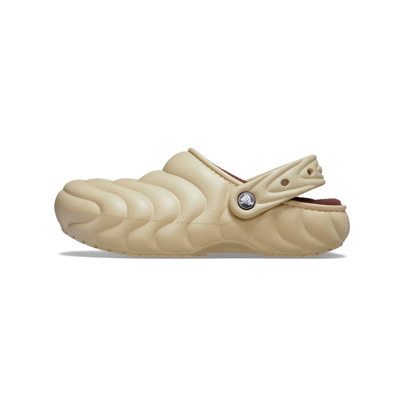 Zueco-Unisex-Lined-Overpuff-Beige-Crocs