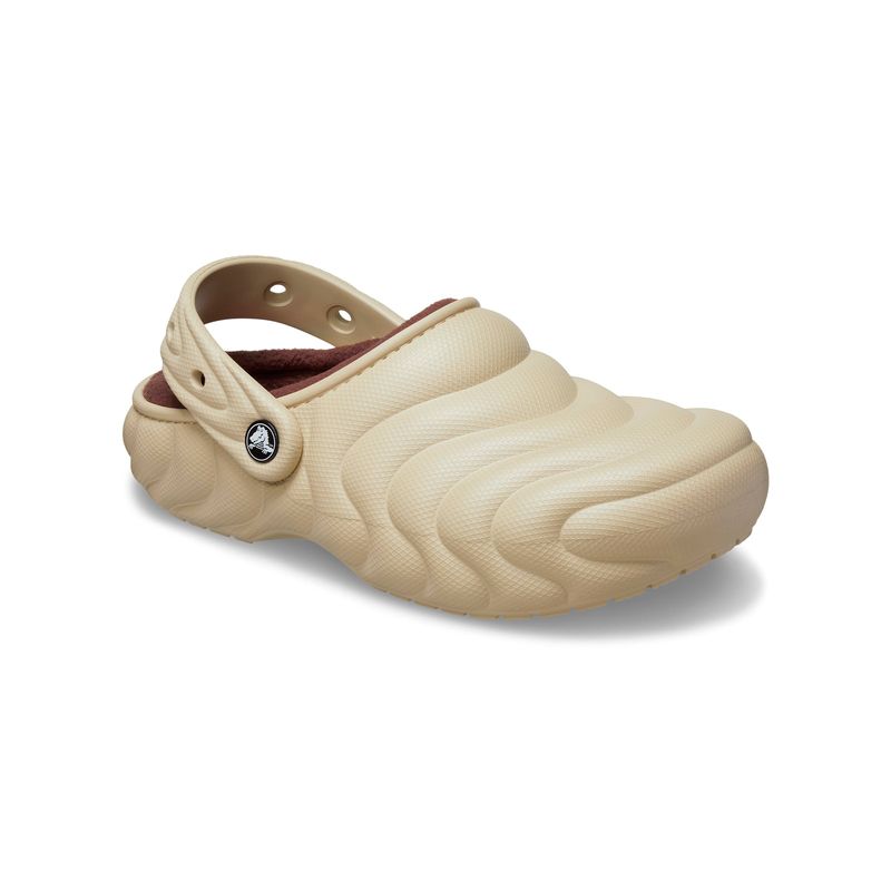 Zueco-Unisex-Lined-Overpuff-Beige-Crocs