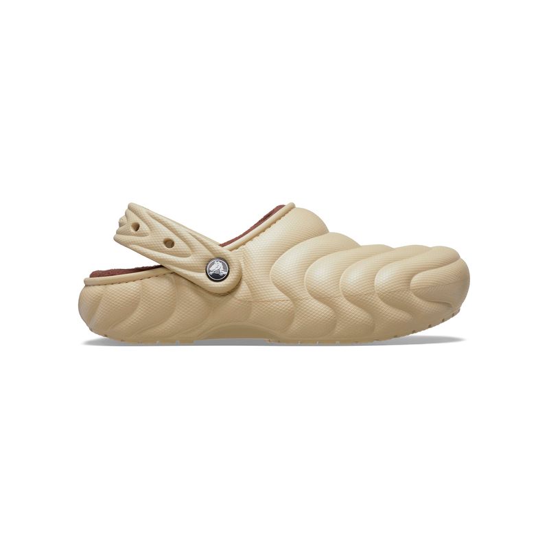 Zueco-Unisex-Lined-Overpuff-Beige-Crocs