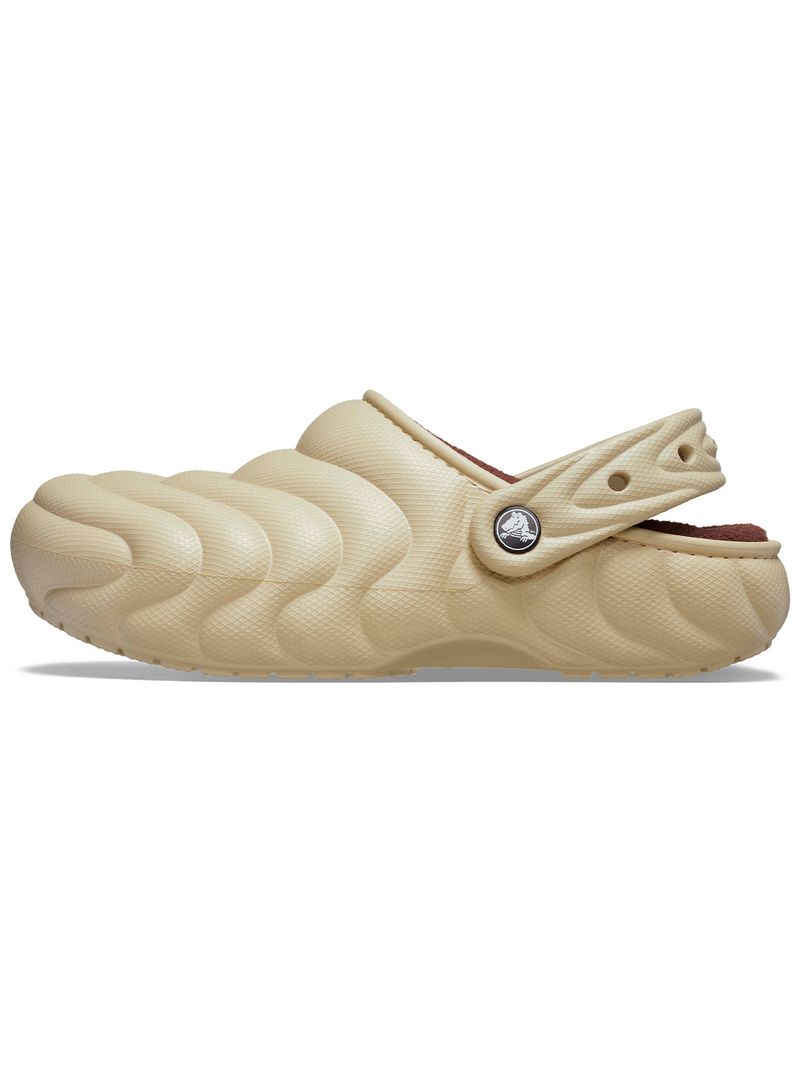 Zueco-Unisex-Lined-Overpuff-Beige-Crocs