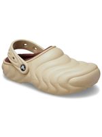 Zueco-Unisex-Lined-Overpuff-Beige-Crocs