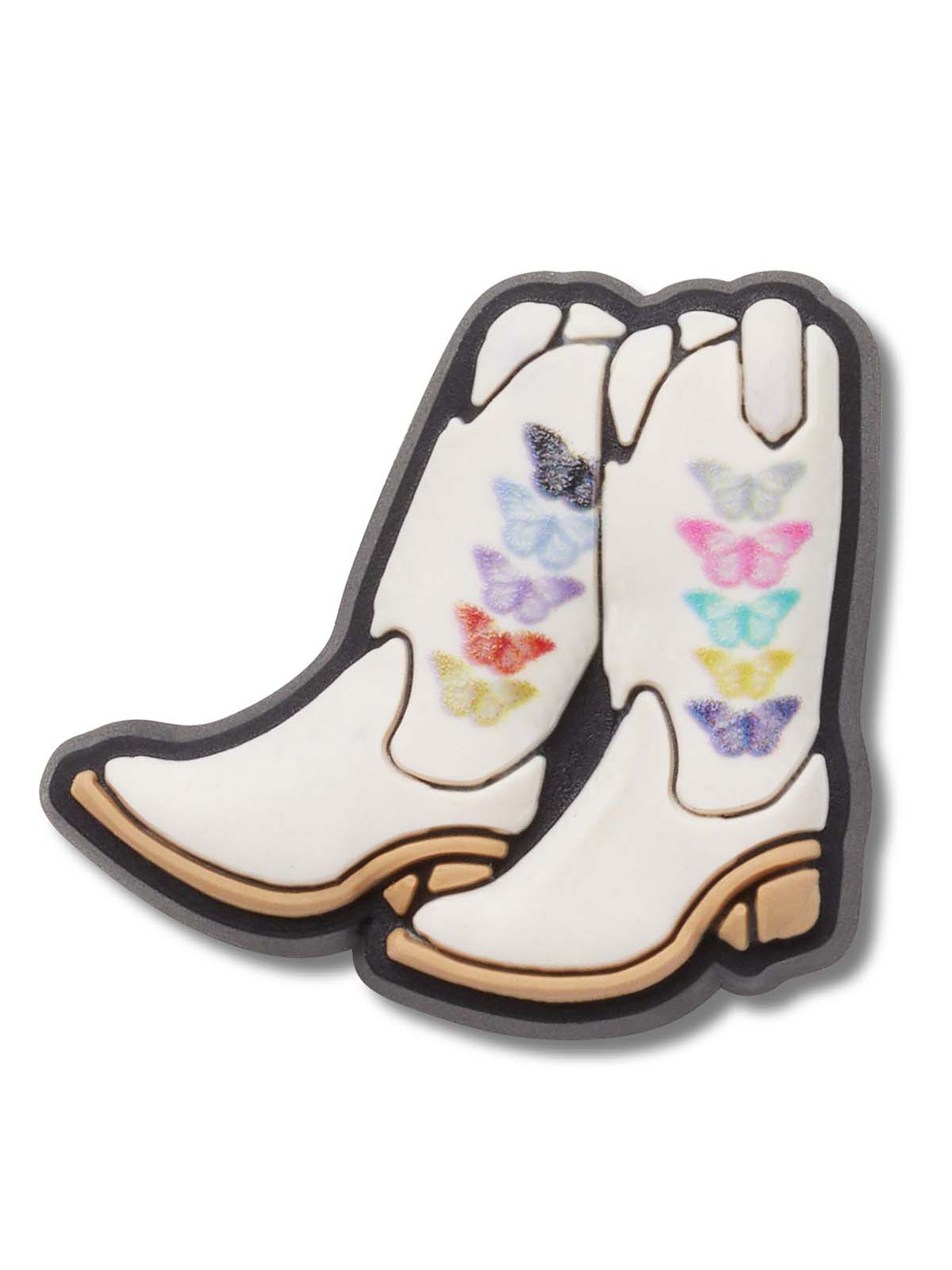 Jibbitz Botas De Vaquera Blanco Crocs