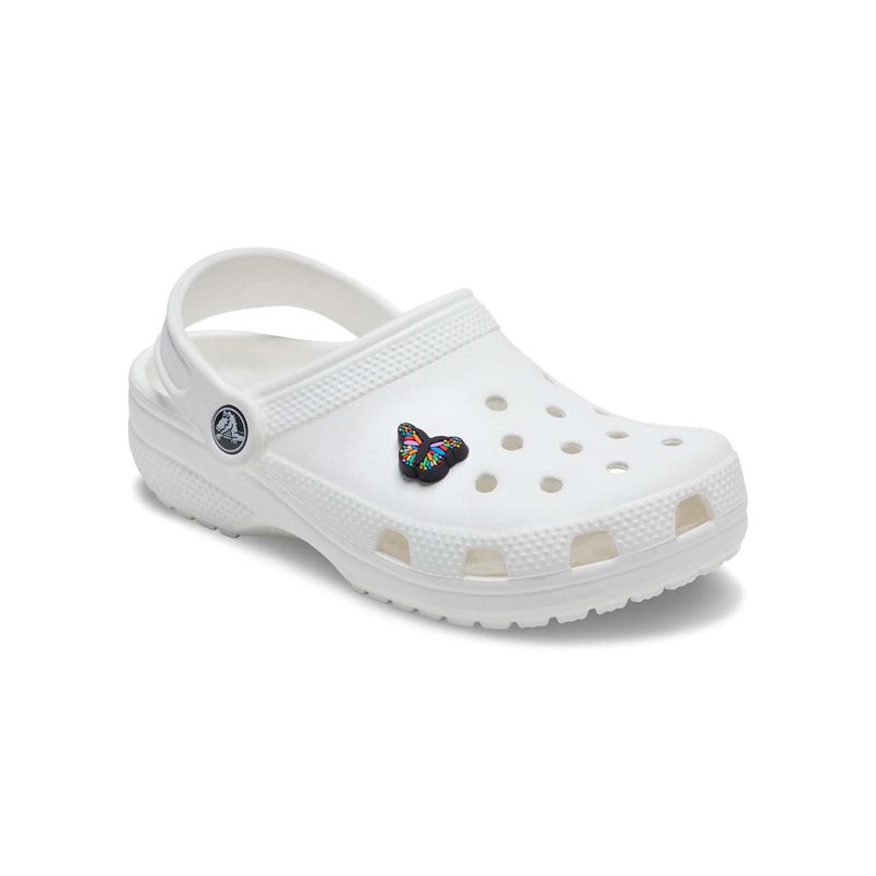 Jibbitz-Pequeña-Mariposa-De-Negro-Crocs