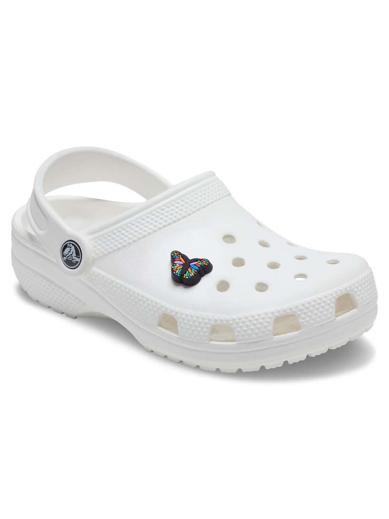 Jibbitz-Pequeña-Mariposa-De-Negro-Crocs