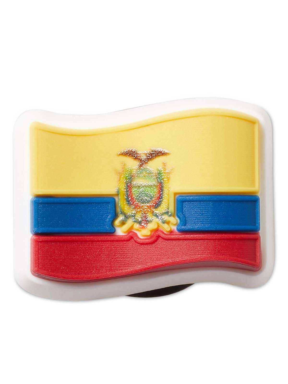 Jibbitz Bandera Del Ecuador Blanco Crocs