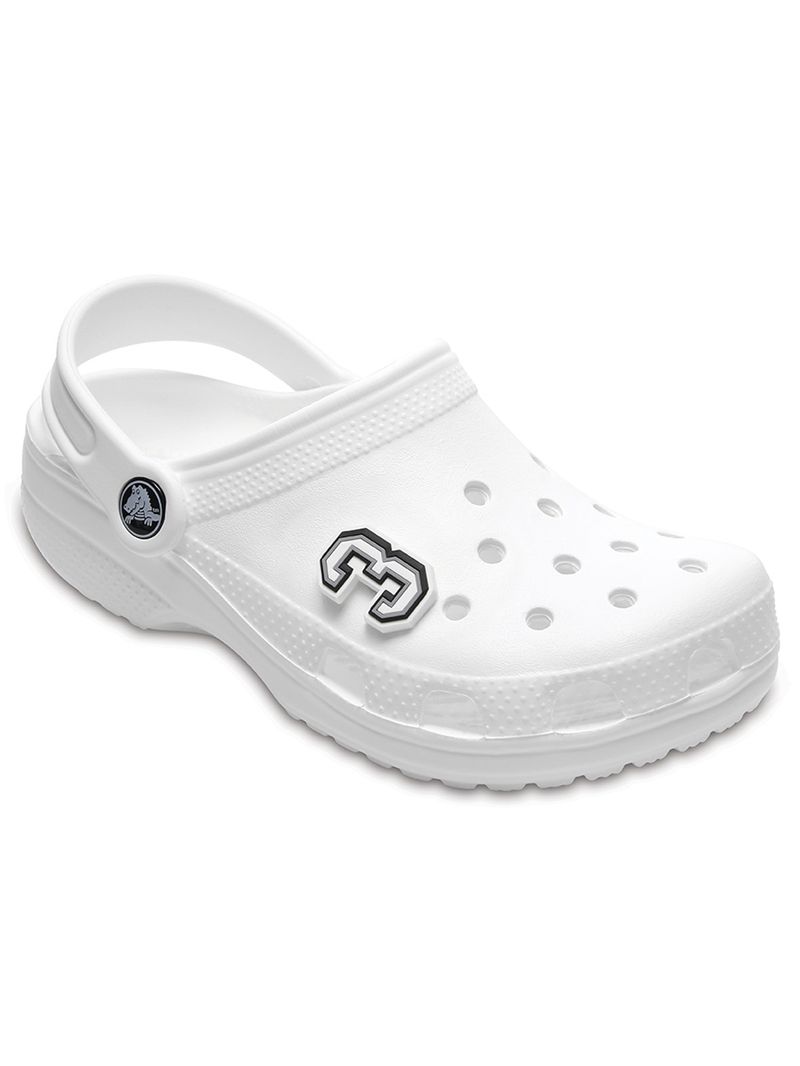 Jibbitz-Numero-3-Blanco-Crocs