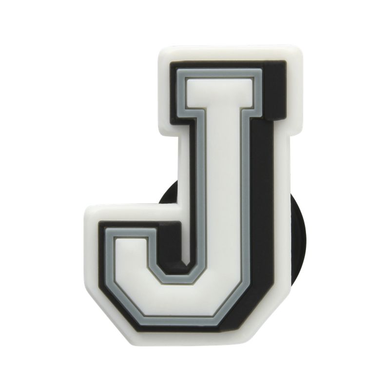 Jibbitz Letra J Blanco Crocs