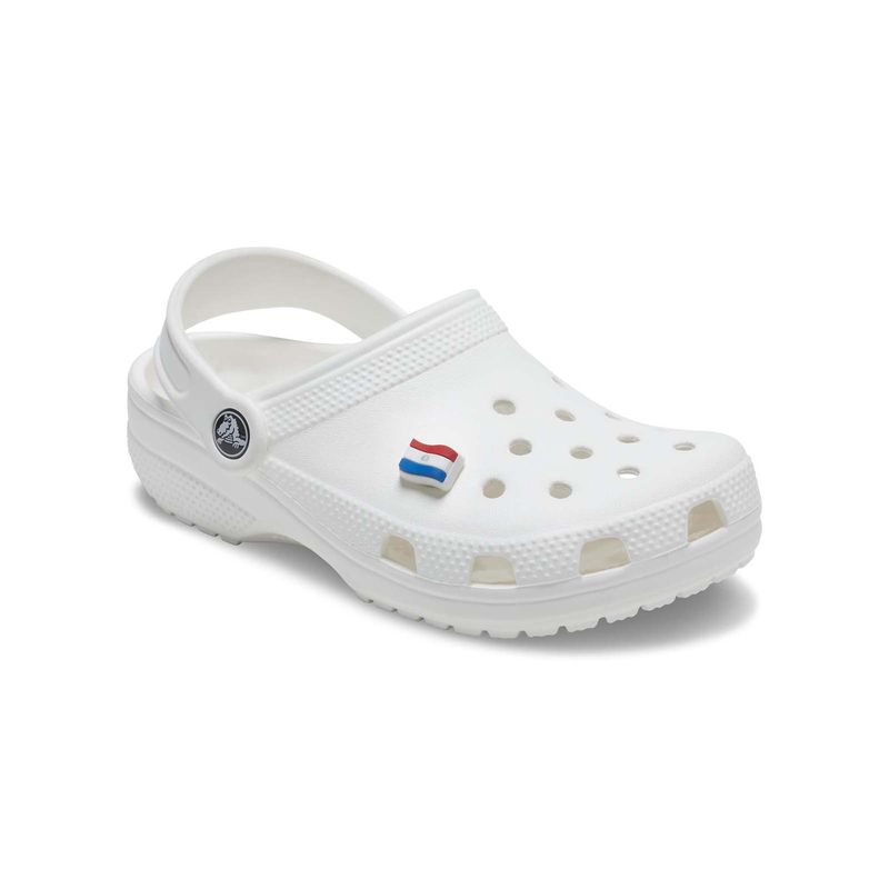 Jibbitz-Bandera-Paraguay-Blanco-Crocs