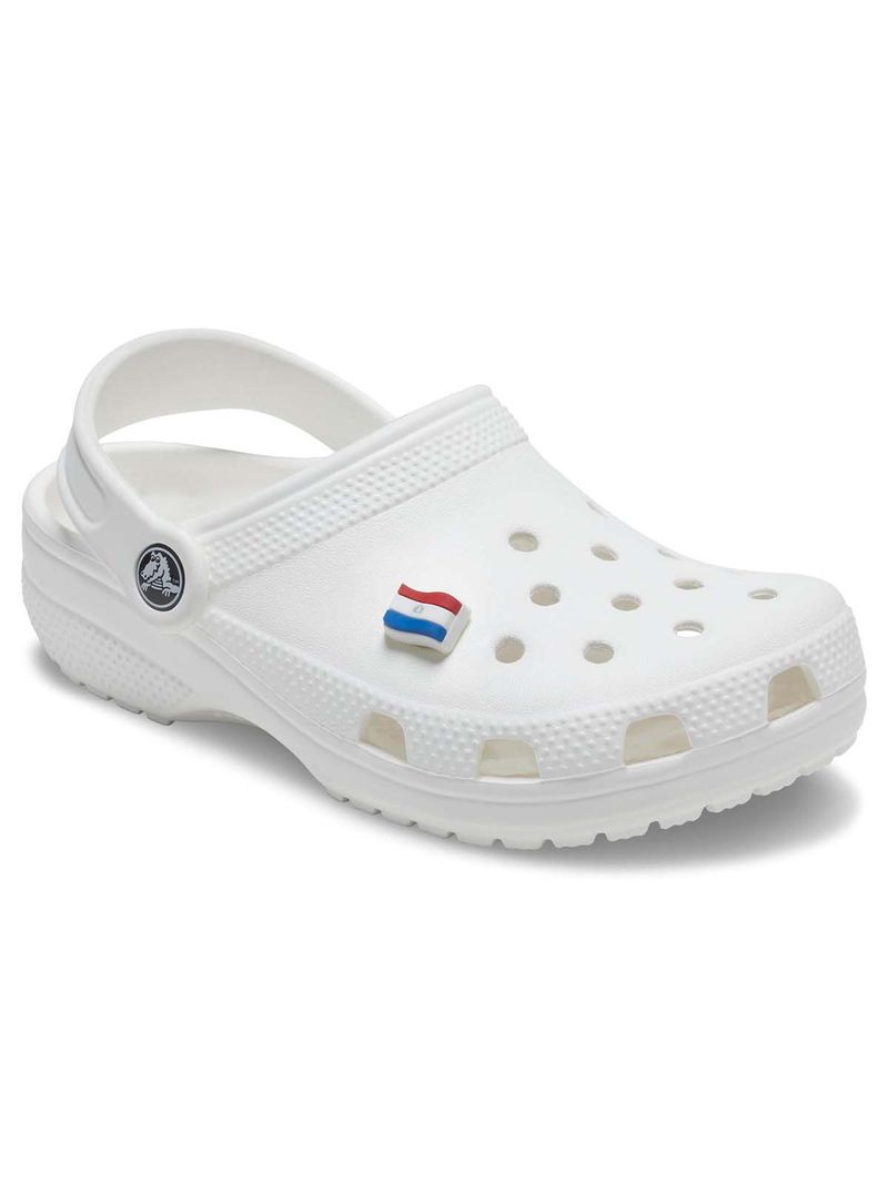 Jibbitz-Bandera-Paraguay-Blanco-Crocs