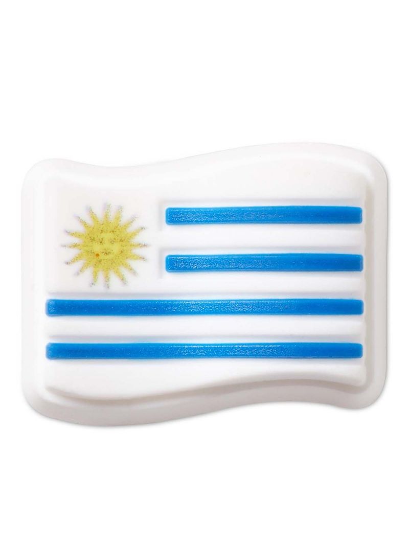 Jibbitz-Bandera-Uruguay-Blanco-Crocs