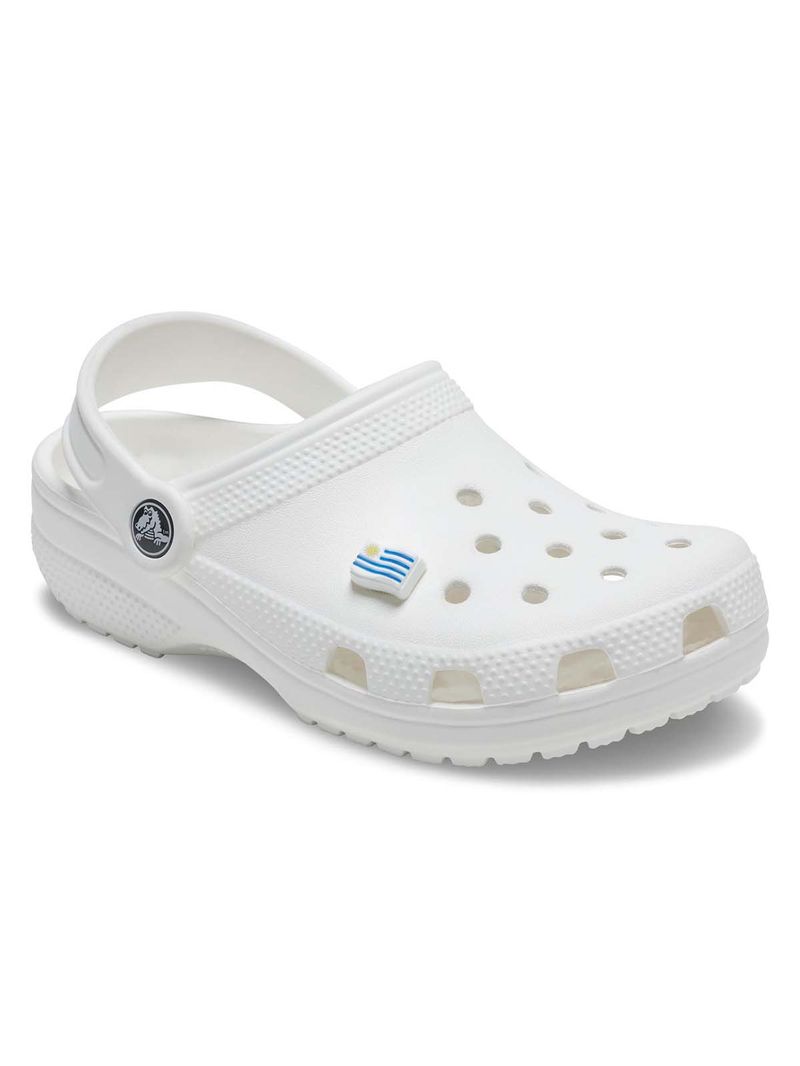 Jibbitz-Bandera-Uruguay-Blanco-Crocs