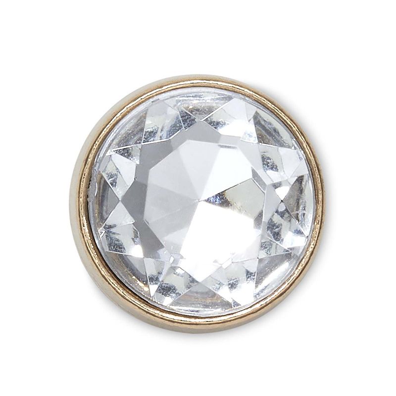 Jibbitz Gema Oro Claro Dorado Metalizado Crocs