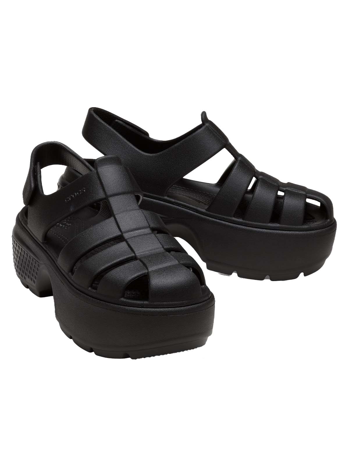 Sandalia Unisex Stomp Fisherman Negro Crocs