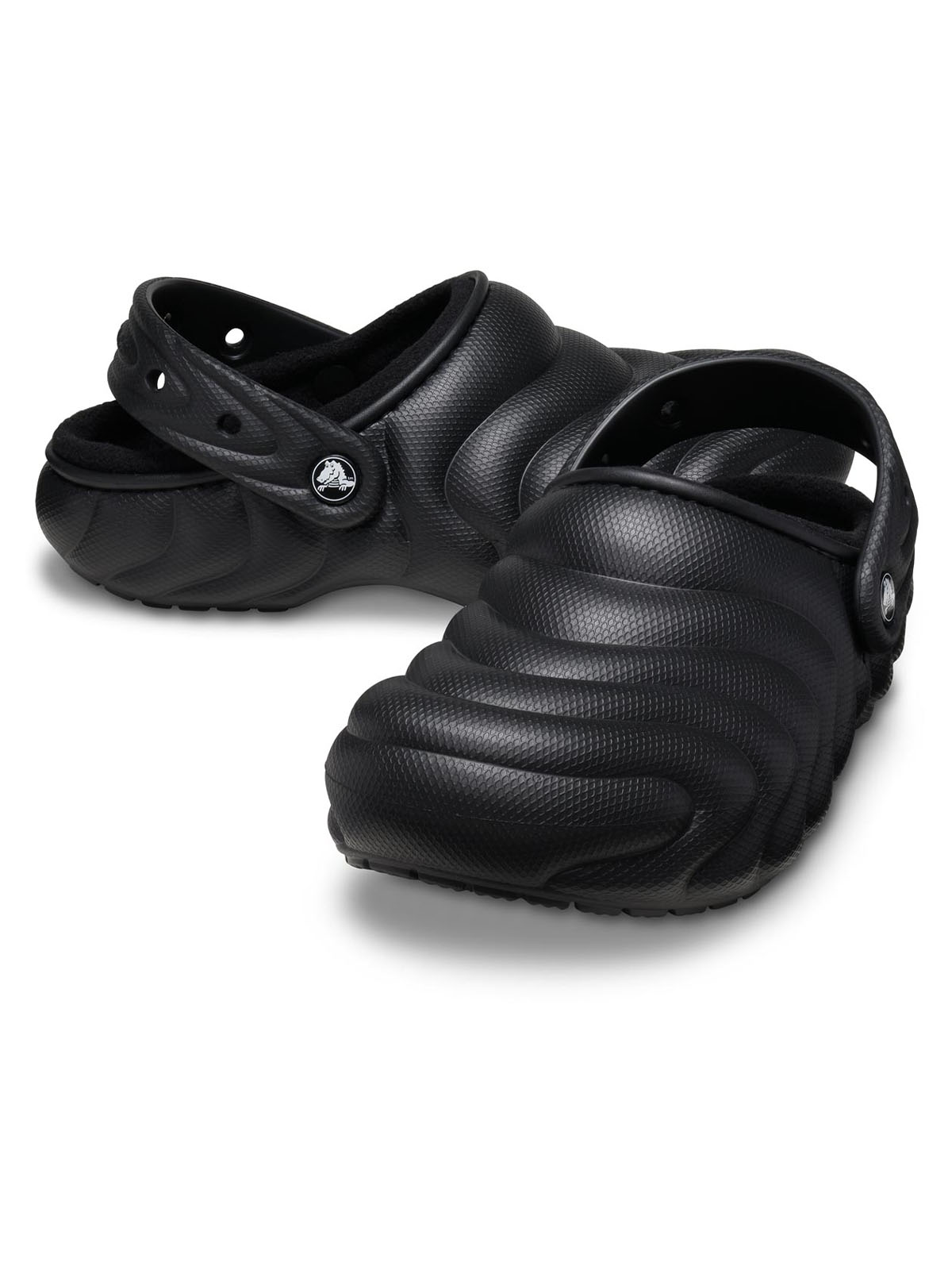 Zueco Unisex Lined Overpuff Negro Crocs