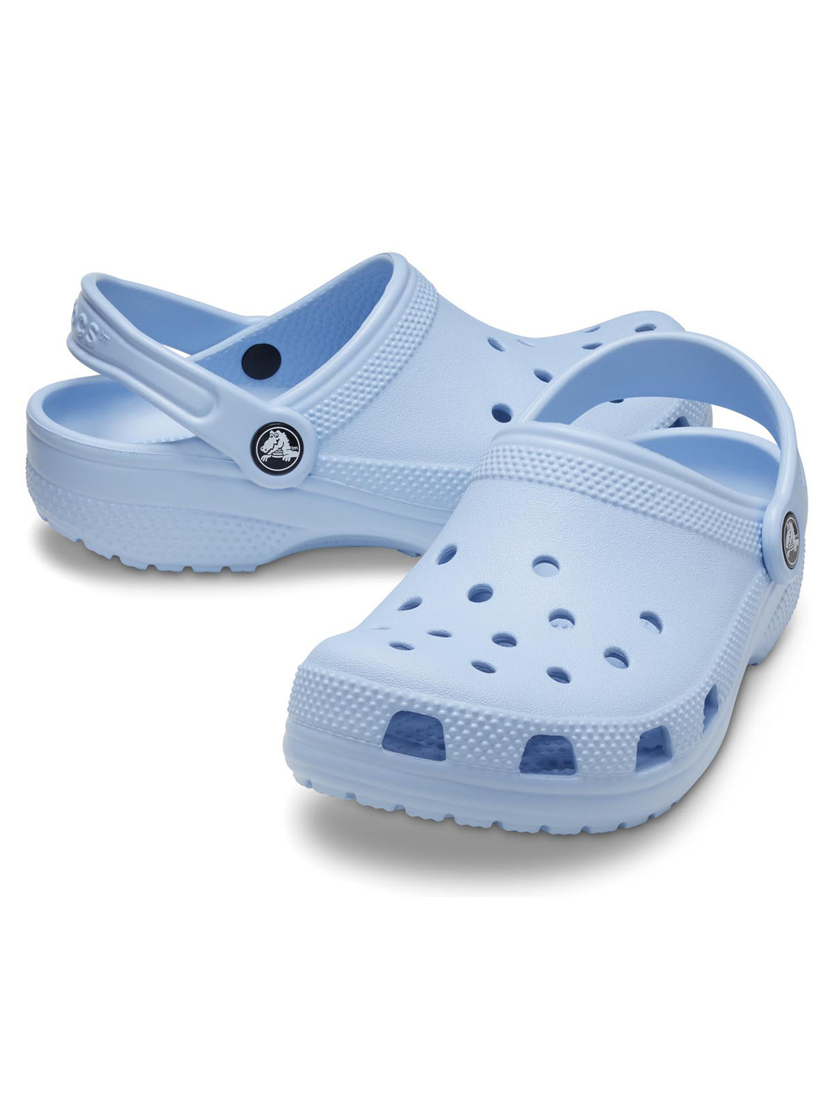 Zueco Unisex Infantil Classic Clog Celeste Crocs