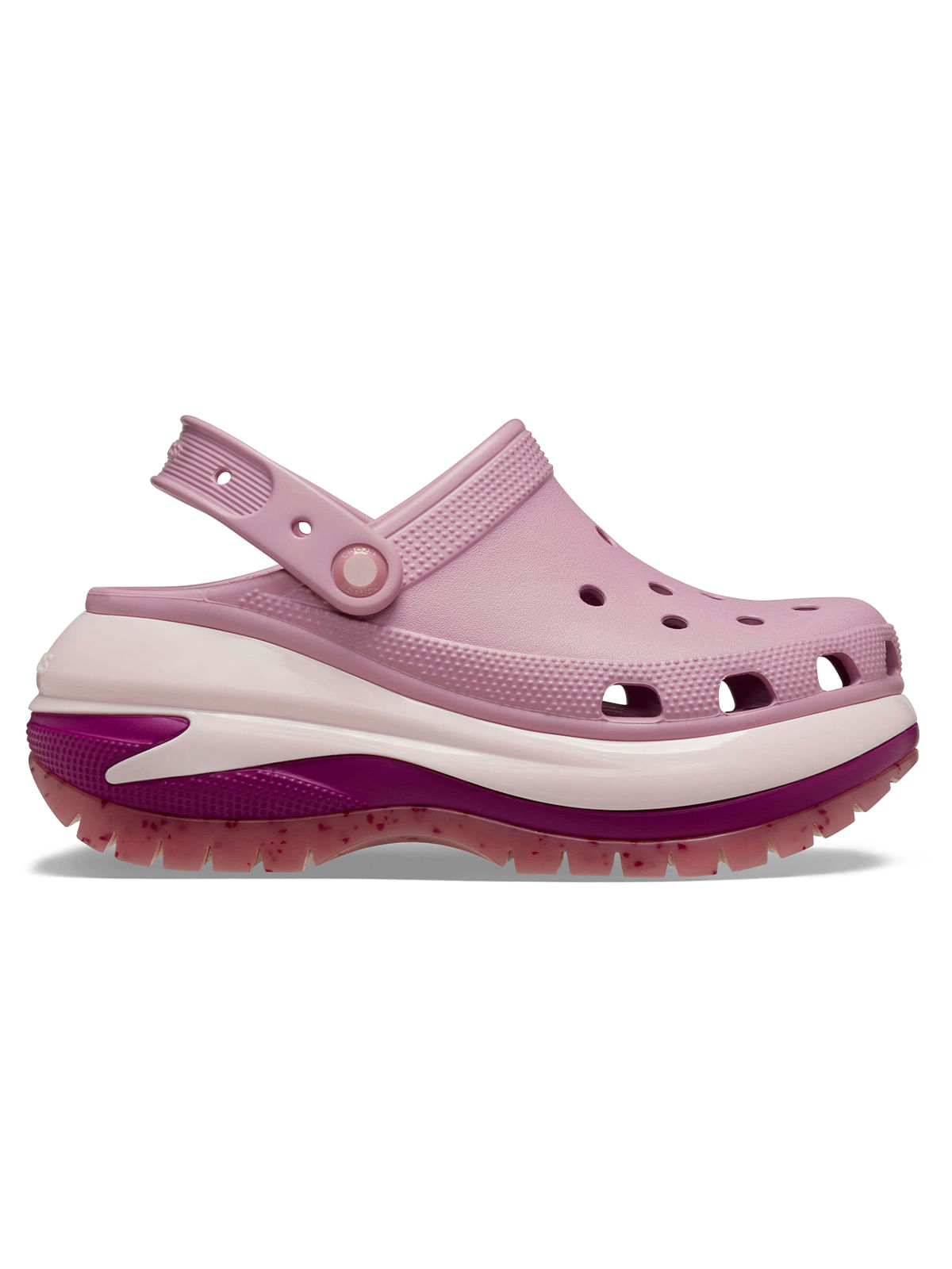 Zueco Mujer Mega Crush Rosado Crocs