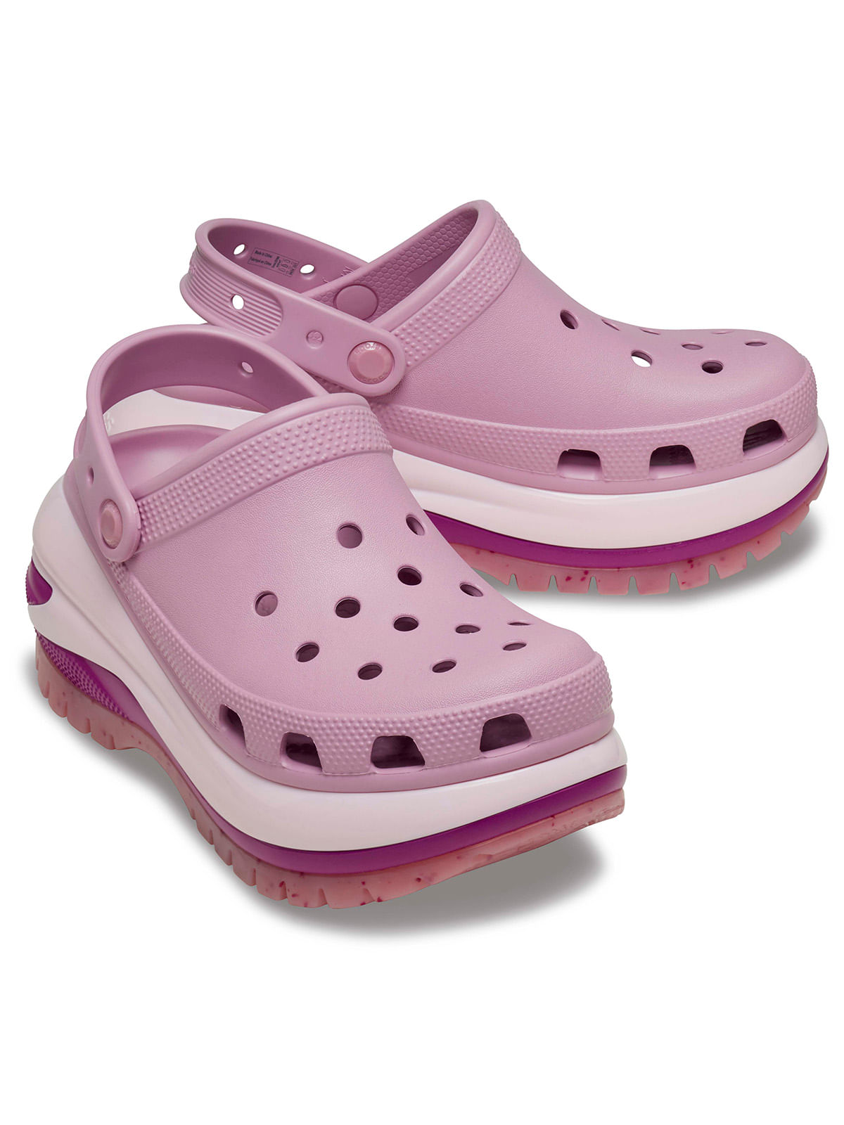 Zueco Mujer Mega Crush Rosado Crocs