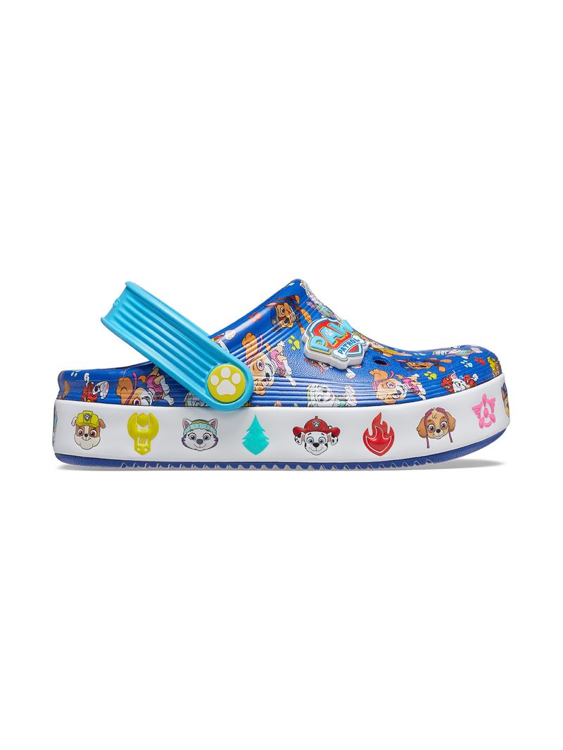Zueco-Unisex-Toodler-Paw-Patrol-Off-Court-Clog-Azul-Crocs