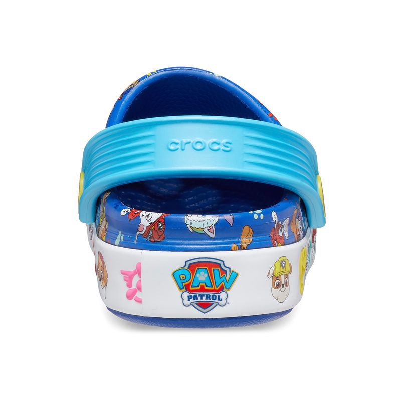 Zueco Unisex Toodler Paw Patrol Off Court Clog Azul Crocs