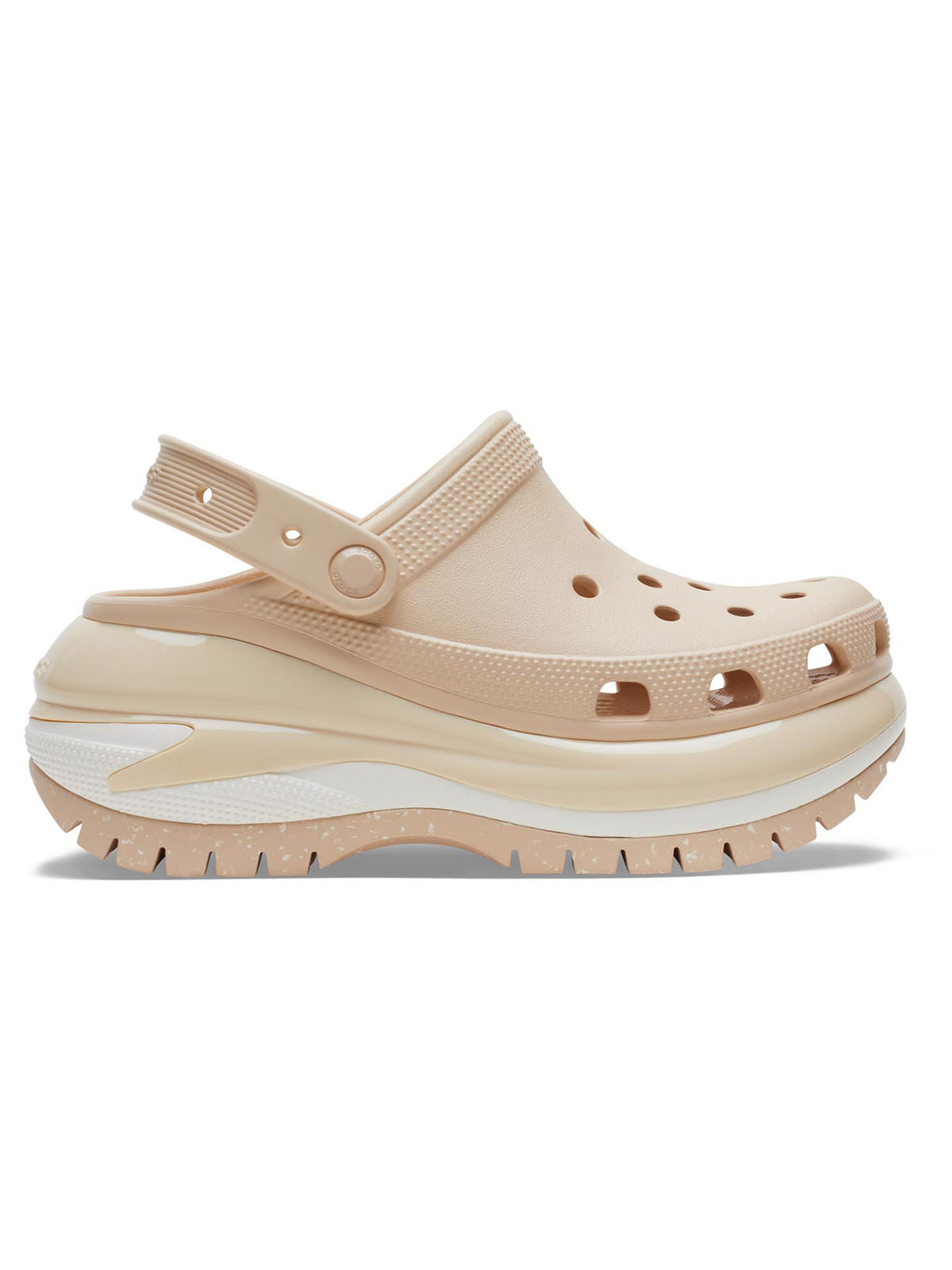 Zueco Unisex Mega Crush Beige Crocs