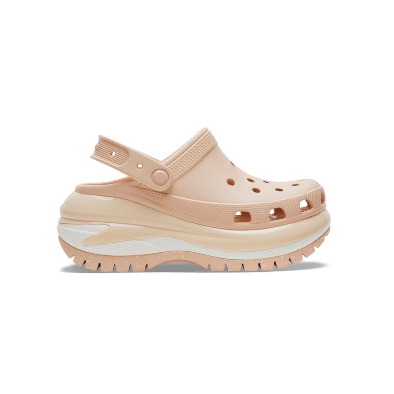 Zueco Unisex Mega Crush Beige Crocs