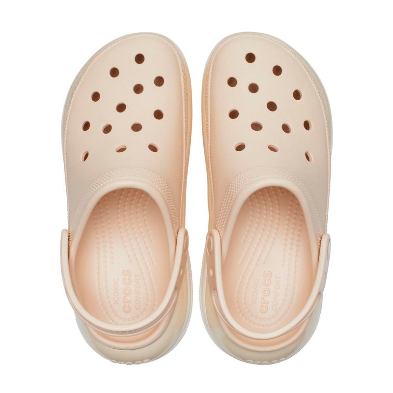 Zueco Unisex Mega Crush Beige Crocs