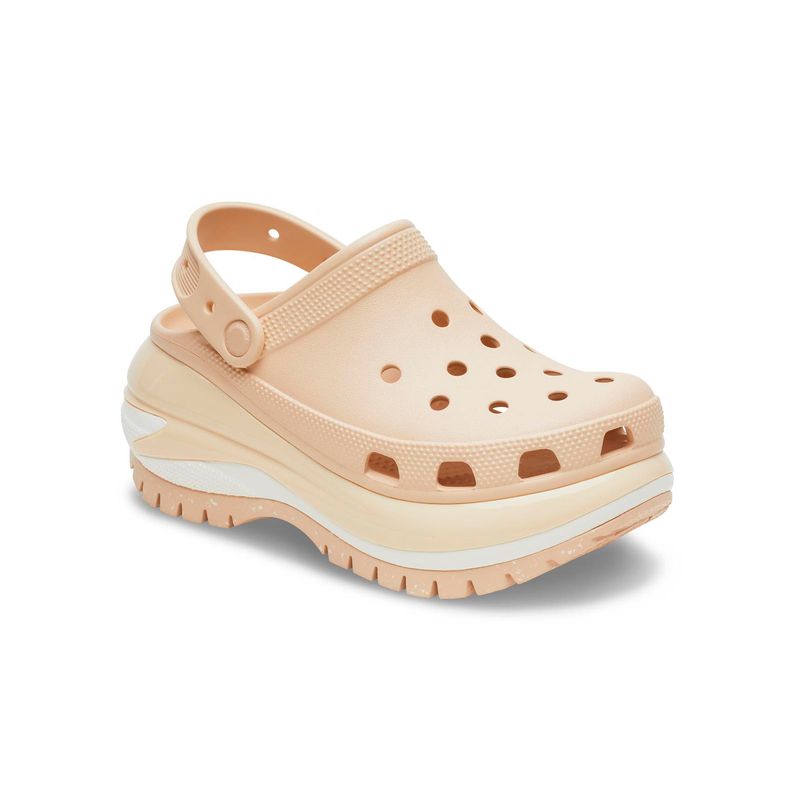 Zueco Unisex Mega Crush Beige Crocs