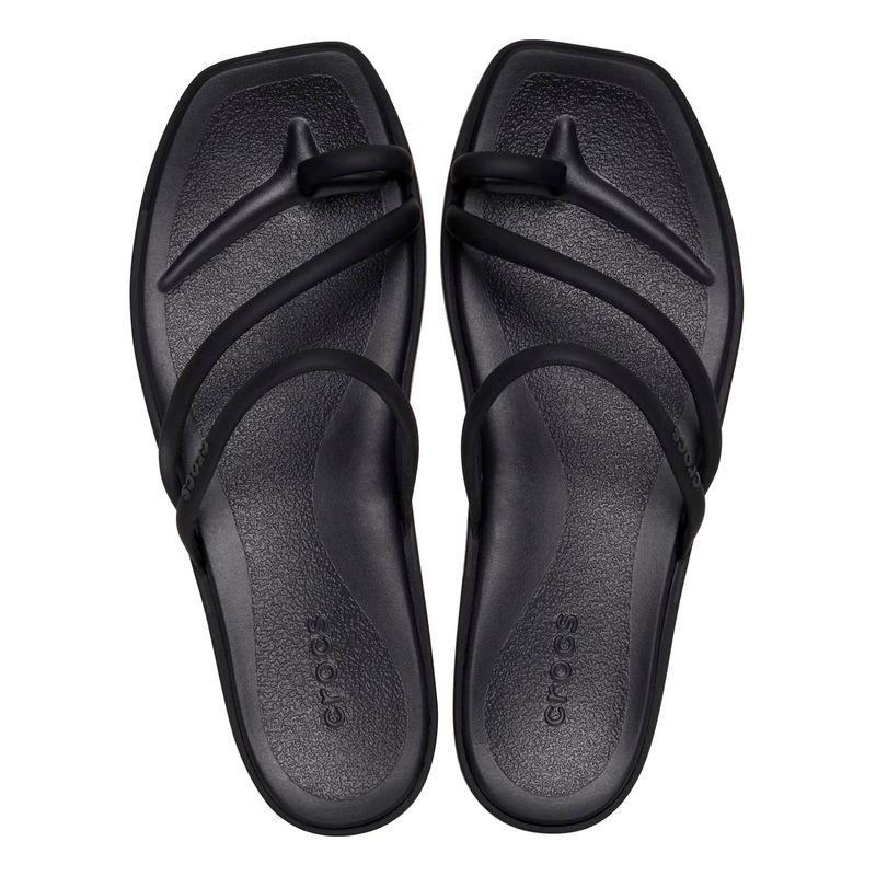 Sandalia Mujer Miami Toe Loop SDL Negro Crocs